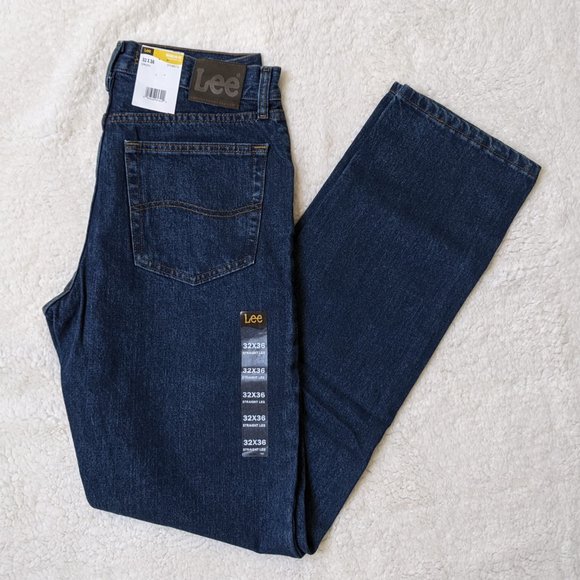 Lee Men's Regular Fit Straight Leg Jeans - Picture 3 of 6